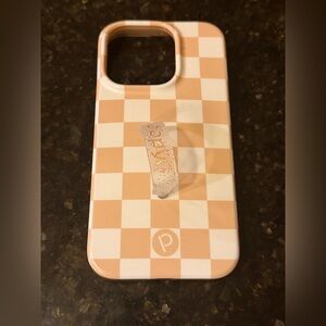 Loopy iPhone 14 Pro Max Sand Dollar Checkered Case